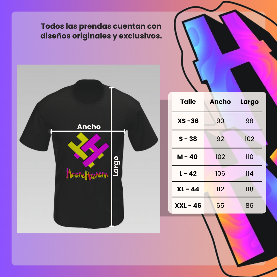 Tabla de tallas Camperas