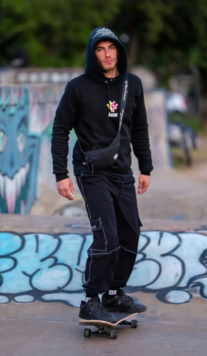 Pantalon Hacete Cargo (negro)