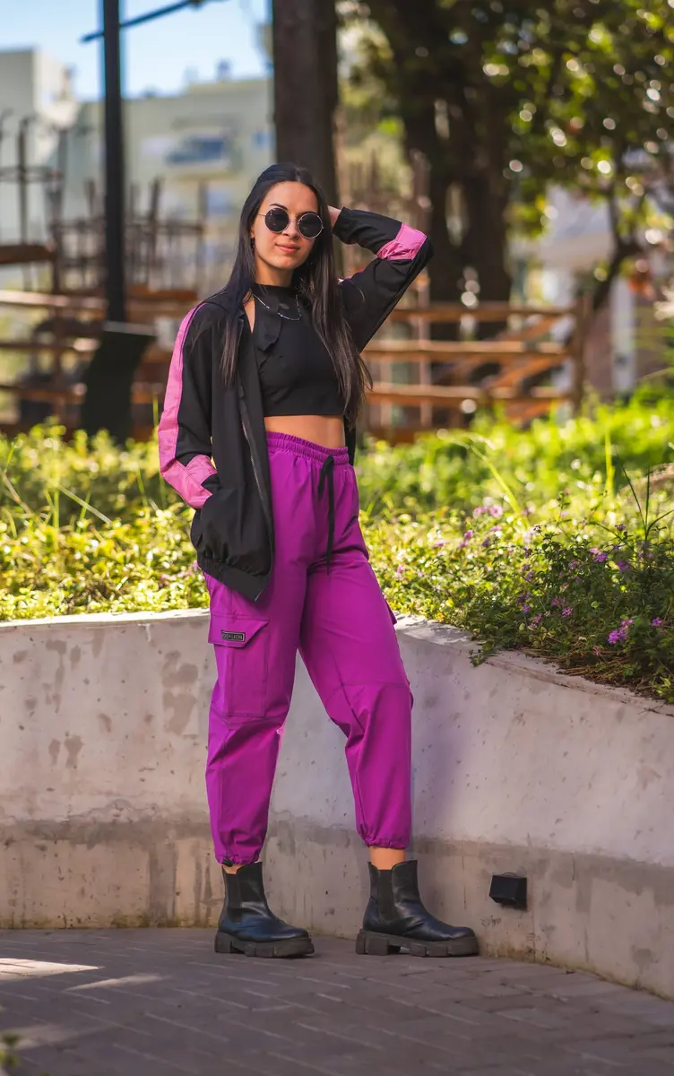 Pantalon Hacete Cargo (violeta)