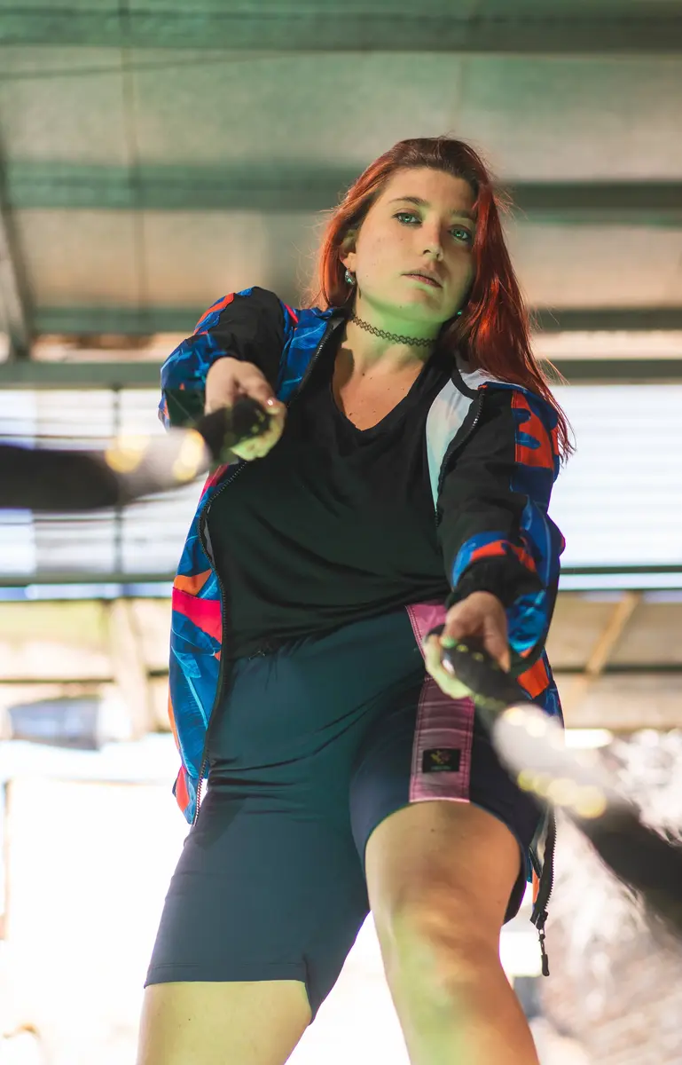 Bermuda Linea Vertical (rosa)